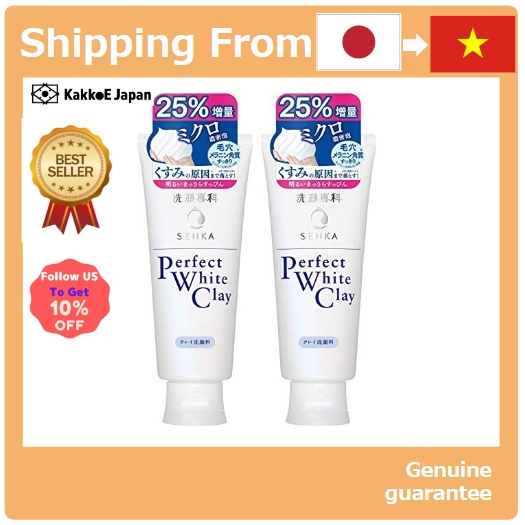 Sữa rửa mặt tạo bọt SENKA Perfect White Clay 25% chai - trực tiếp từ Nhật Bản /công ty TNHH Amazon.c