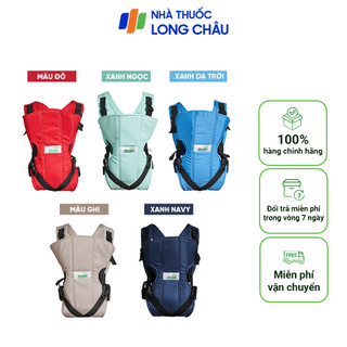 Địu Em Bé Mabio Địu Đa Năng Trợ Lực 4 Tư Thế Chuẩn Y Khoa Chất Liệu Siêu Bền Thoáng Mát An Toàn
