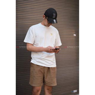 [ CHÍNH HÃNG ❤️‍🔥 ] Áo New Era trắng NY Logo vàng  - Ảnh thật shop chụp