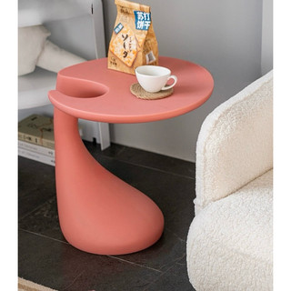 Bàn cafe Dolphin Table nhiều màu Pastel hiện đại | Bàn góc sofa nhiều màu Bắc Âu