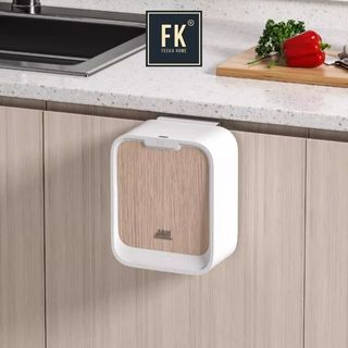 Thùng đựng rác nhà bếp thông minh treo cửa FEEKA cảm ứng sang trọng, thùng rác 7L treo tủ bếp đóng mở tự động