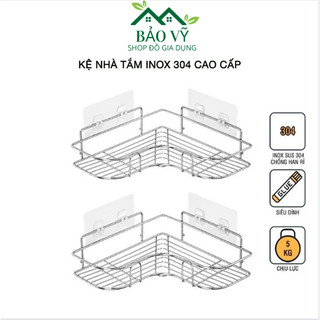 Kệ góc inox 304,kệ góc để đồ nhà tắm nhà bếp