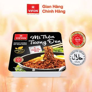 -Thùng 18 khay Mì Trộn Tương Đen VIFON 90g / Khay