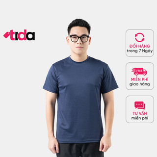 Áo thun trơn thể thao TIDA OFFICIAL nam cộc tay HT02