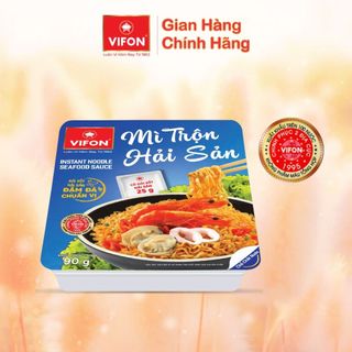 -Thùng 18 Khay Mì Trộn Hải Sản VIFON 90g / Khay