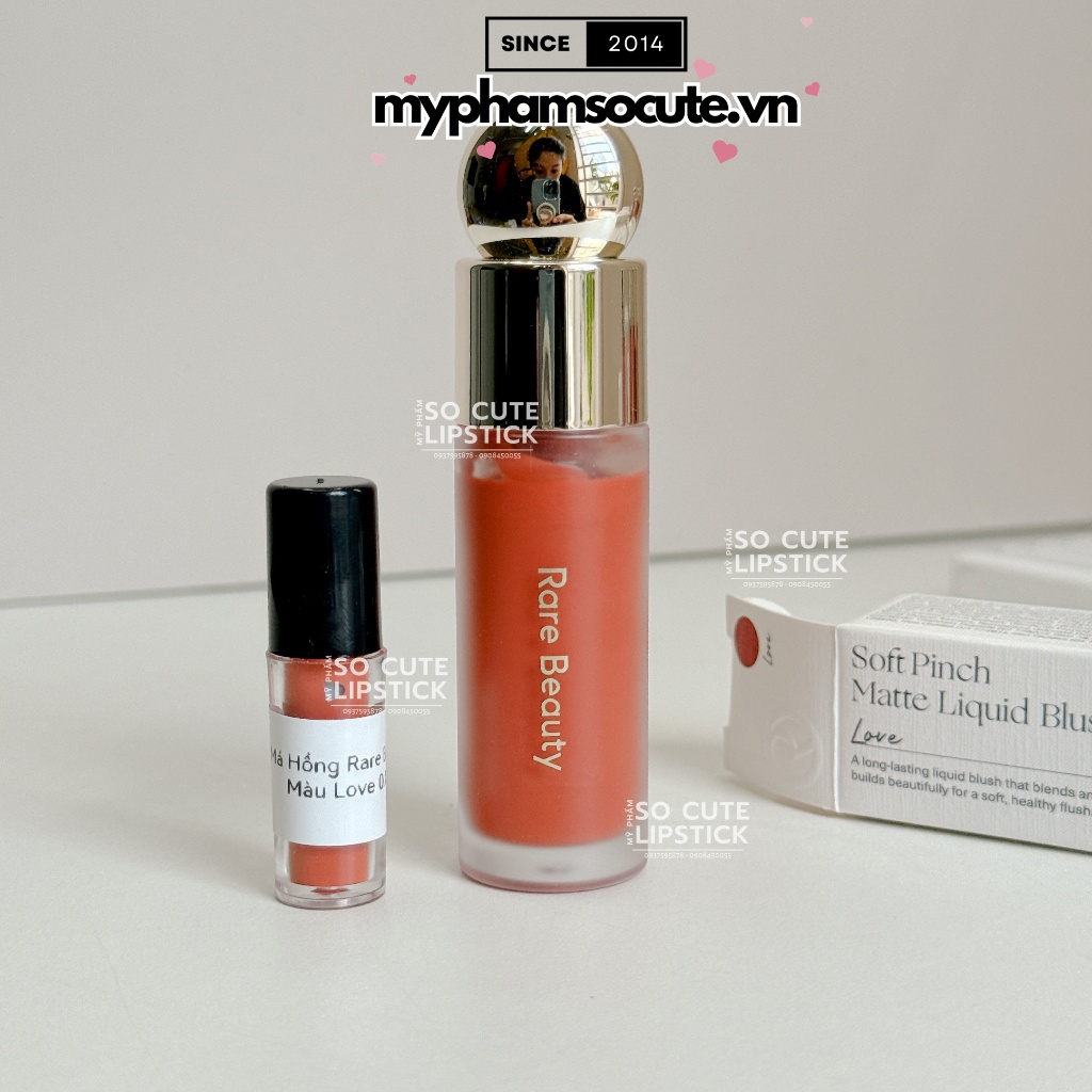 Mini Má hồng dạng kem Rare Beauty Soft Pinch Liquid Blush Màu Bliss - Believe - Hope - Joy - Encourage | BigBuy360 - bigbuy360.vn