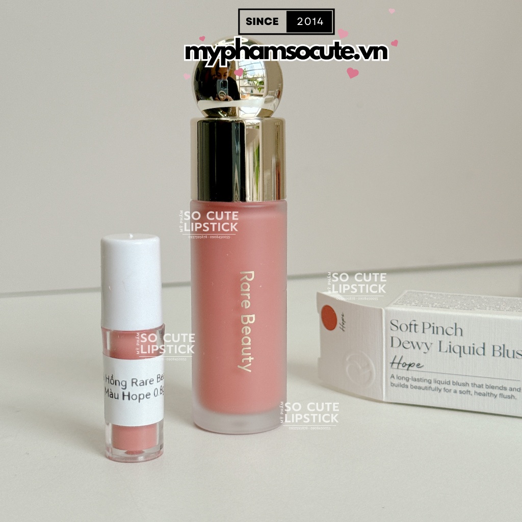 Mini Má hồng dạng kem Rare Beauty Soft Pinch Liquid Blush Màu Bliss - Believe - Hope - Joy - Encourage | BigBuy360 - bigbuy360.vn