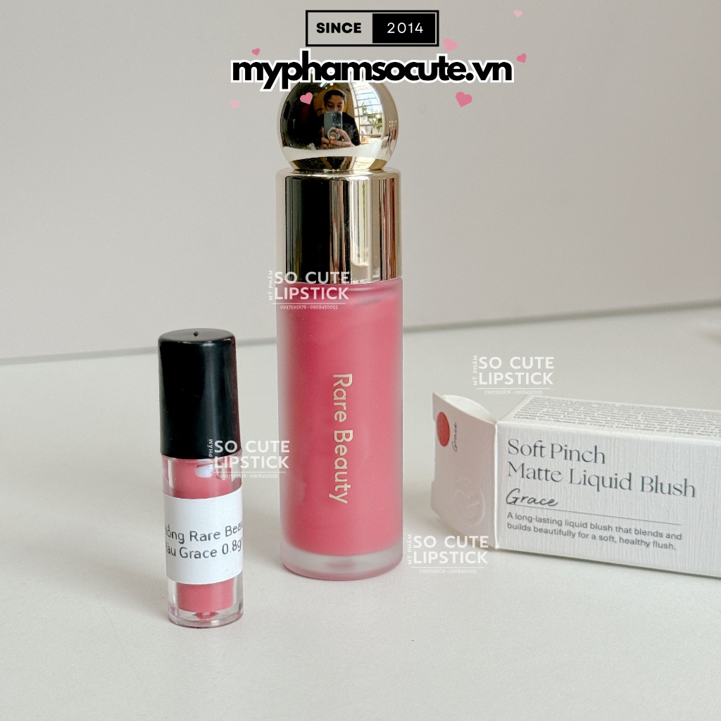 Mini Má hồng dạng kem Rare Beauty Soft Pinch Liquid Blush Màu Bliss - Believe - Hope - Joy - Encourage | BigBuy360 - bigbuy360.vn