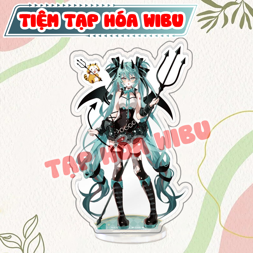 Mô Hình Tượng Standee Acrylic Hatsune Miku Snow Miku 2024 Kaito Meiko Megurine Luka Kagamine Len Rin