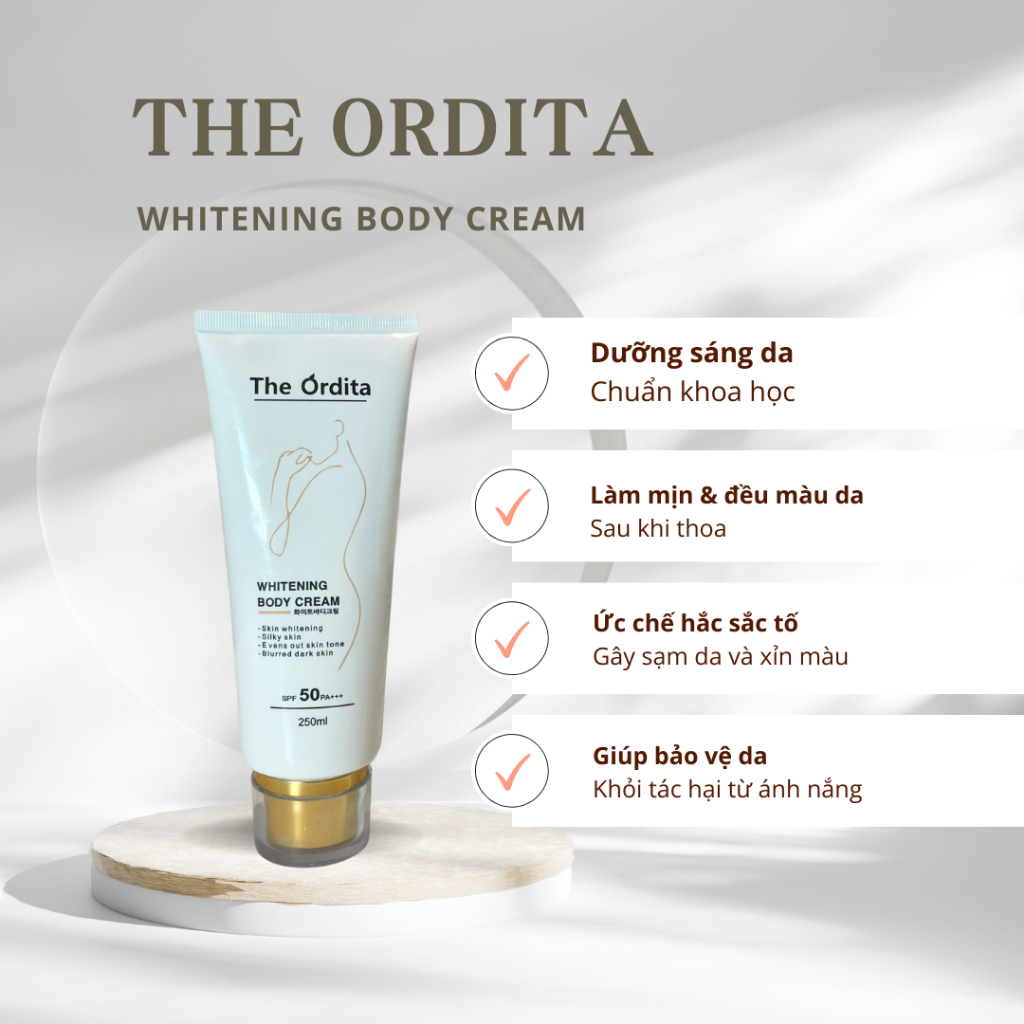 Kem  dưỡng trắng body The Ordita