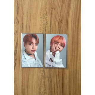 Card Jungkook Taehyung peaches biển chính hãng - Taekook butter