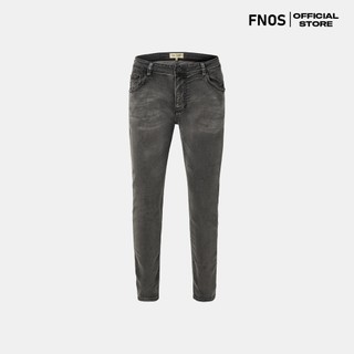Quần Skinny Jeans Nam FNOS Streetwear Màu Xám Trơn NZ6 - Local Brand Chính Hãng