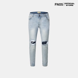 FNOS | QUẦN SKINNY JEANS BLUE WASH RÁCH GỐI - NZ8