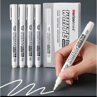 Bút lông đánh dấu màu trắng không xóa được, Bút lông dầu mực trắng xóa số trên vải tranh canvas