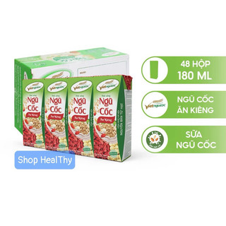 [ĐƠN HOẢ TỐC] 12 Lốc Sữa Ngũ Cốc Ăn Kiêng Uống Liền Việt Ngũ Cốc Lốc 4 Hộp - 180ml/Hộp