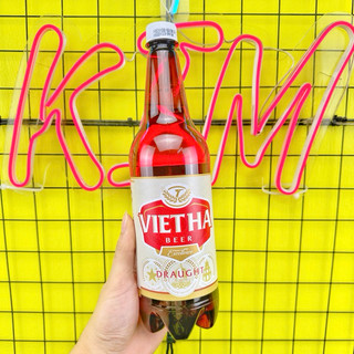 Bia tươi Việt Hà chai 1 lít