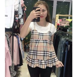 Áo bầu thời trang GA303 chất lụa siêu mát