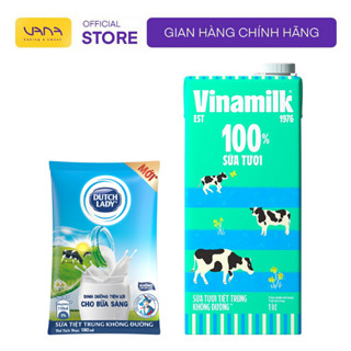 SỮA TƯƠI KHÔNG ĐƯỜNG, SỮA TIỆT TRÙNG VINAMILK, CÔ GÁI HÀ LAN DUTCH LADY LÀM BÁNH, PHA CHẾ