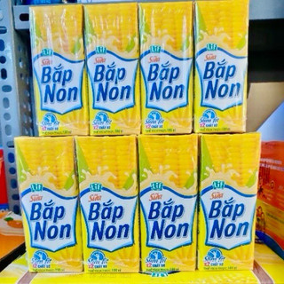 Lốc 4 hộp sữa bắp non lif kun 180ml