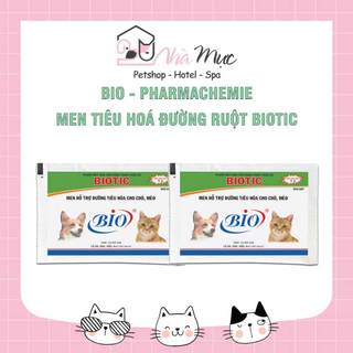 Men tiêu hoá bio biotic hỗ trợ tiêu hoá chó, mèo gói 5g