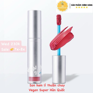 Son kem lì Wave Tint màu cực xinh Hàn Quốc VeganSuper Wave Tint 3.5g