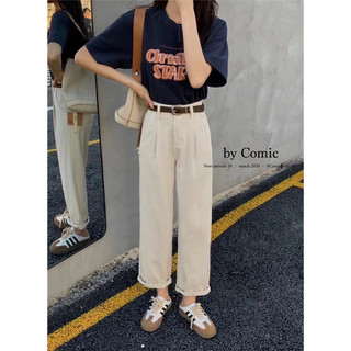 Quần baggy jean lật gấu Comic