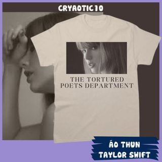 Áo thun Taylor Swift The Tortured Poets Department Eras Tour màu kem cực đẹp unisex cryaotic10