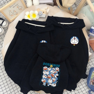 [CÓ SIZE TRẺ EM] Áo hoodie Doremon cho bé và gia đình chất nỉ unisex cryaotic10
