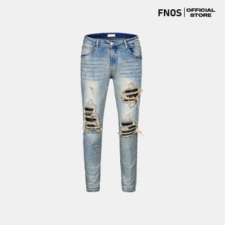 Fnos | quần skinny jeans mid blue - nz53