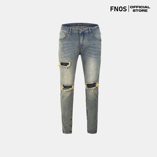 FNOS | QUẦN SKINNY JEANS BLUE RÁCH GỐI - Z8