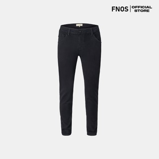Quần Skinny Jeans Nam FNOS Streetwear Màu Đen Trơn Có Zip Z10 - Local Brand Chính Hãng
