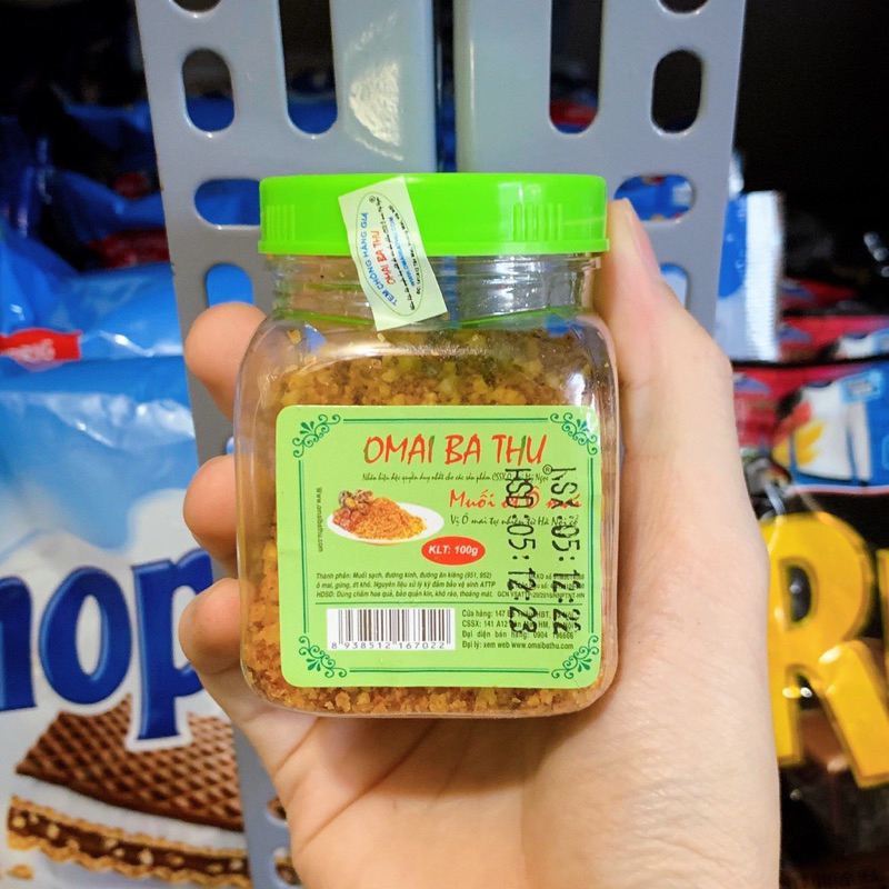 Muối Ớt Ô Mai Bà Thu hũ 100g