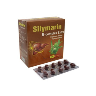 Viên Uống Bổ Gan Silymarin Bcomplex Extra - Hạ Men Gan - Giải Độc Gan - Bảo Vệ Tế Bào Gan, Gan Nhiễm Mỡ, Hộp 100 Viên