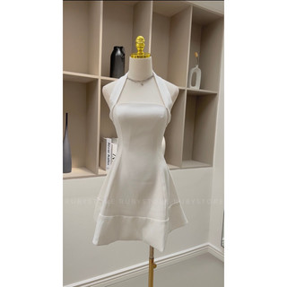 CÓ BIGSIZE_RUBYSTORE New Đầm BASIC Xòe Cổ Yếm Sang Chảnh