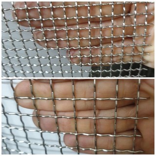 Lưới đan inox 304 : ô 5mm sợi 1mm