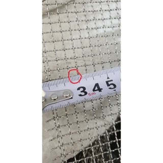 Lưới đan inox 304 : ô 5mm sợi 1mm
