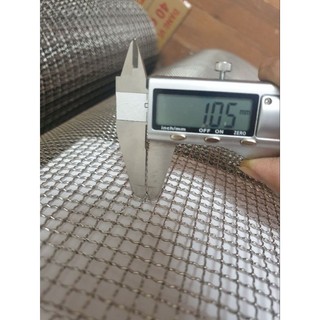 Lưới đan inox 304 : ô 5mm sợi 1mm