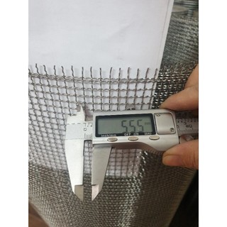 Lưới đan inox 304 : ô 5mm sợi 1mm
