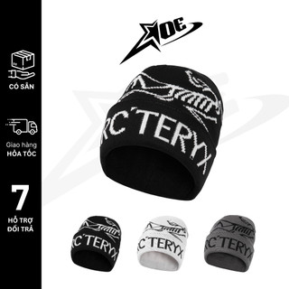 (Có sẵn) AOE STUDIO - Mũ len beanie nam nữ Y2K cao cấp mũ dệt kim ARCTERXY nón giúp giữ ấm màu đông phong cách cá tính