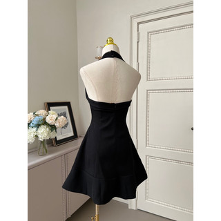CÓ BIGSIZE_RUBYSTORE New Đầm BASIC Xòe Cổ Yếm Sang Chảnh