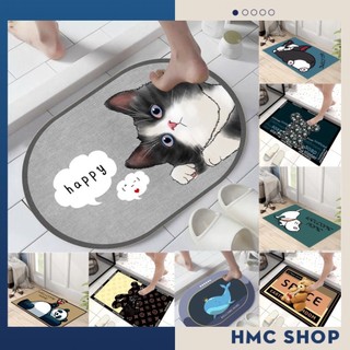 [ FREE SHIP ] - Thảm lau chân mẫu tân cổ điển khổ 40cm x 60cm đế cao su chống trơn trượt
