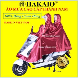 Áo Mưa Phản Quang//[LOẠI 1]// Áo mưa đôi, áo mưa 2 đầu vải dù ép PVC chống nước chống rách có kính che mặt cao cấp