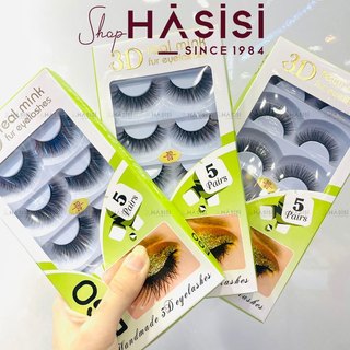 LÔNG MI EGO - 3D Real Mink Fur Eyelashes (Hộp 5 Cặp), inbox shop để lựa mẫu.