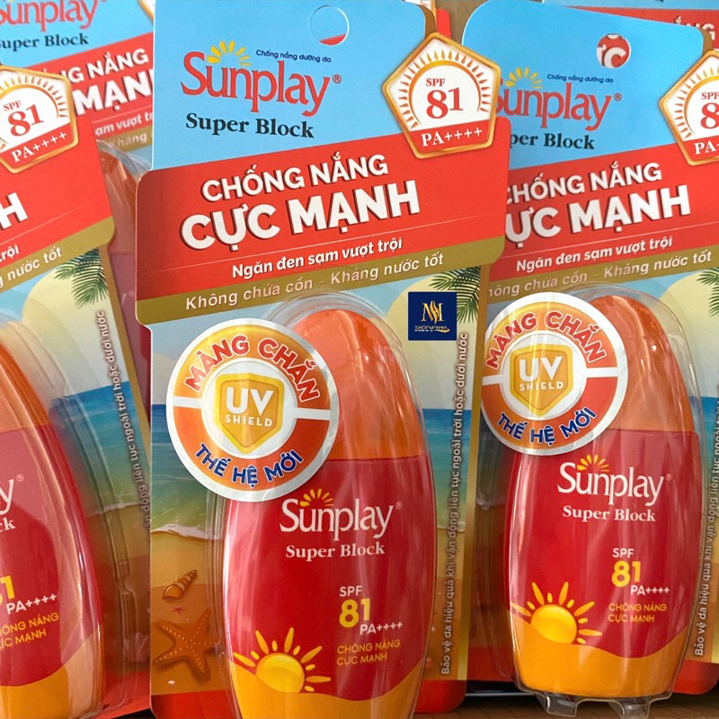 Kem Chống Nắng Sunplay Chống Nắng Mạnh SPF81+ 30G - sunplay nắp đỏ