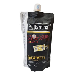Hấp dầu phục hồi tóc hư tổn Pallamina Collagen Keratin Complex 500ml NEW