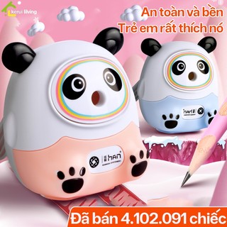 Dụng cụ gọt bút chì KWAI gọt bút chì, đồ gọt bút chì dễ dàng sử dụng hình kuromi và gấu trúc cute