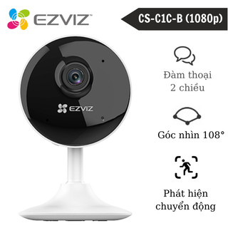 Camera wifi Ezviz CS-C1C-B trong nhà 2.0Mp đàm thoại 2 chiều, phát hiện chuyển động - HÀNG CHÍNH HÃNG