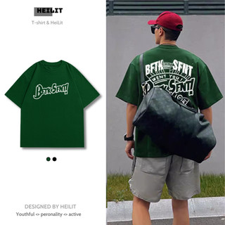 Áo Thun Nam Họa Tiết Nổi Bật HeiLit Phông Nam Chất Vải Cotton Dày Dặn Chuẩn Form Unisex