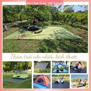 Thảm cắm trại trải nền đa chức năng thảm dã ngoại cách nhiệt chống ẩm, chống nước Vải Oxford chính hãng