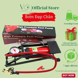 Bơm đạp chân VoVi 1 piston, Bơm xe đạp, bơm xe máy, bơm phao
